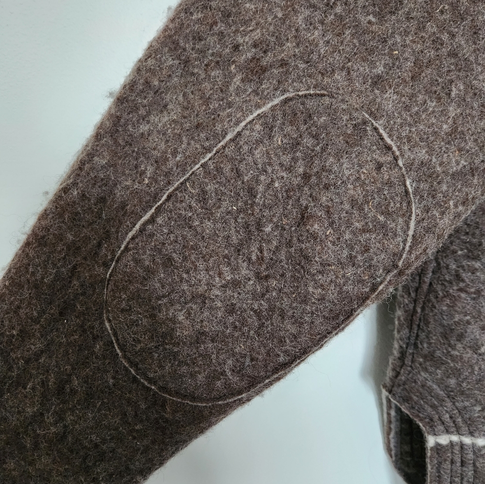 RARE Felted Wool Jacket Women's Large - Picture 7 of 11